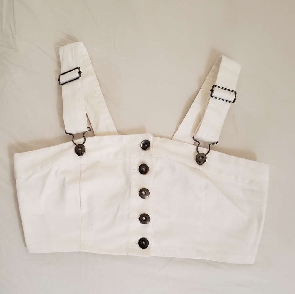 Kendall & Kylie Denim Crop Top